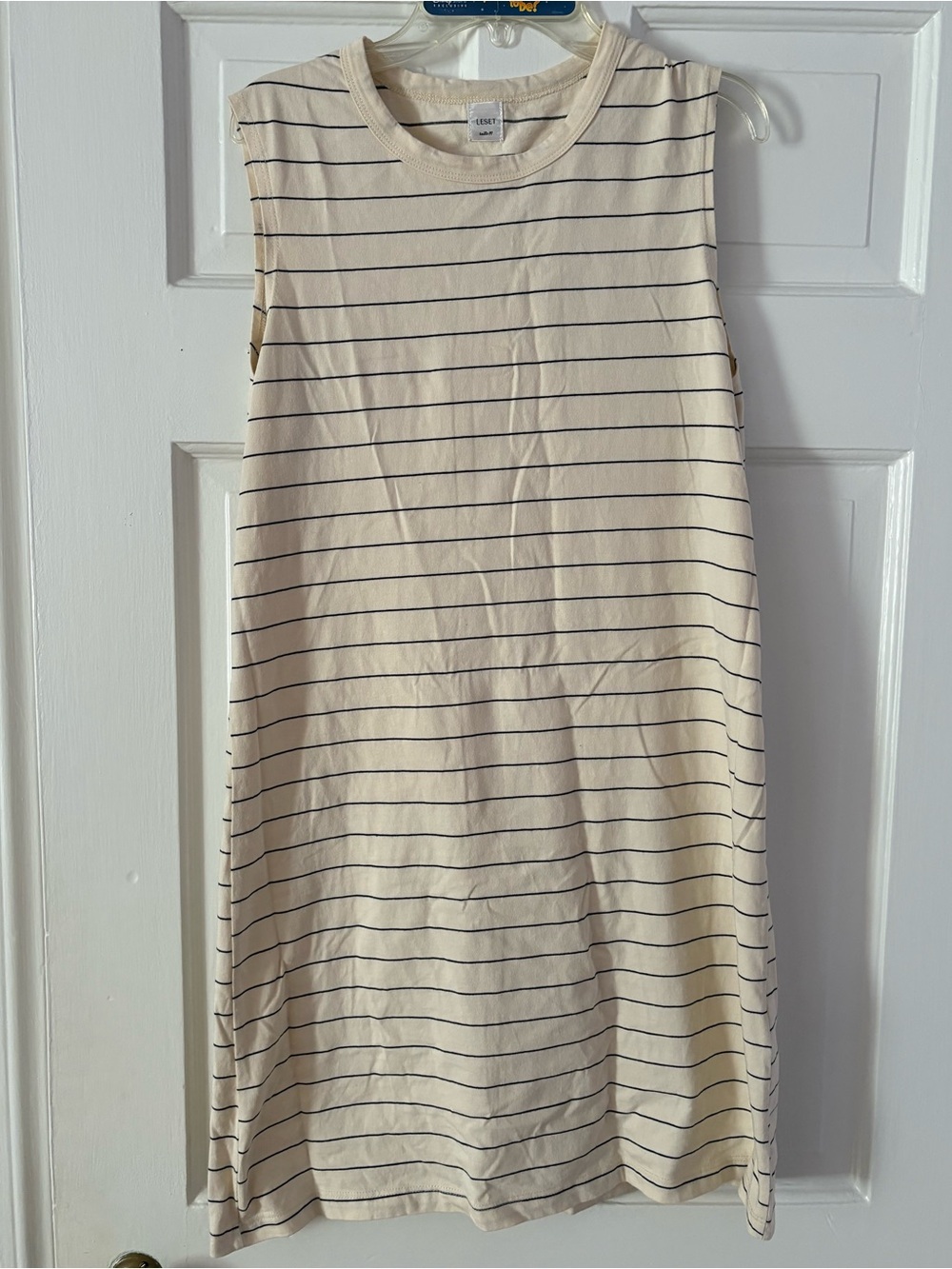 LESET Margo Stripe Mini Dress